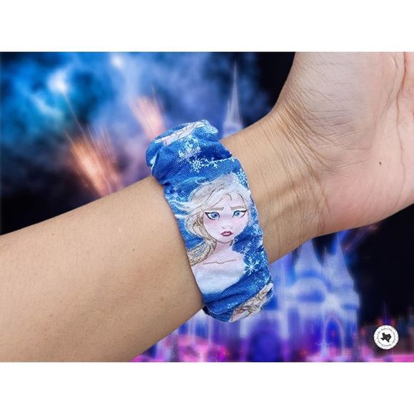 Disney Frozen Elsa Scrunchies Watch Band for Fitbit Versa 1 2 Lite - Picture 3 of 4
